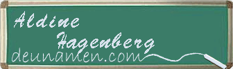 Aldine Hagenberg Visitenkarte
